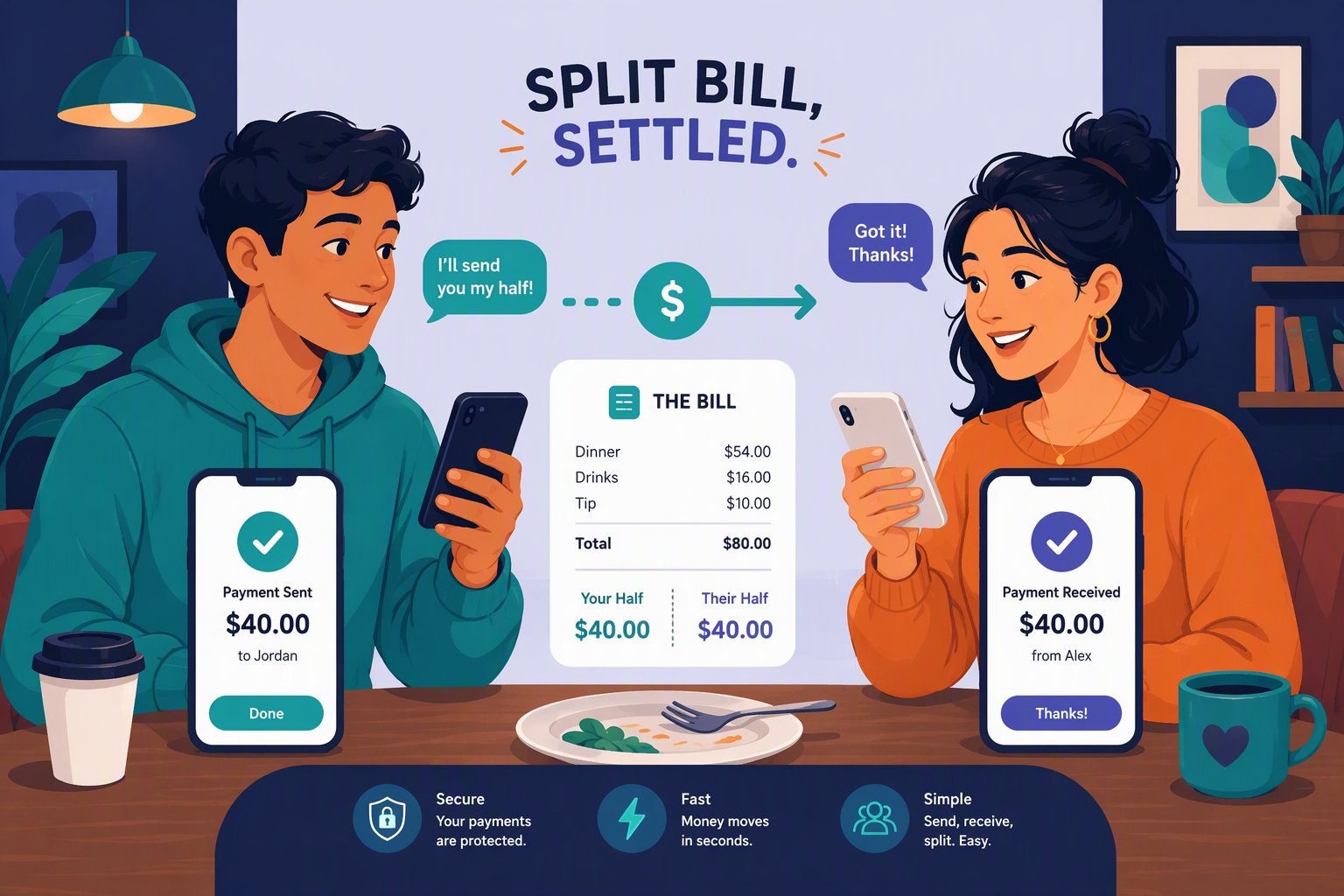 Peer to peer payments